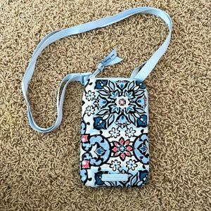 Vera Bradley mini cellphone crossbody